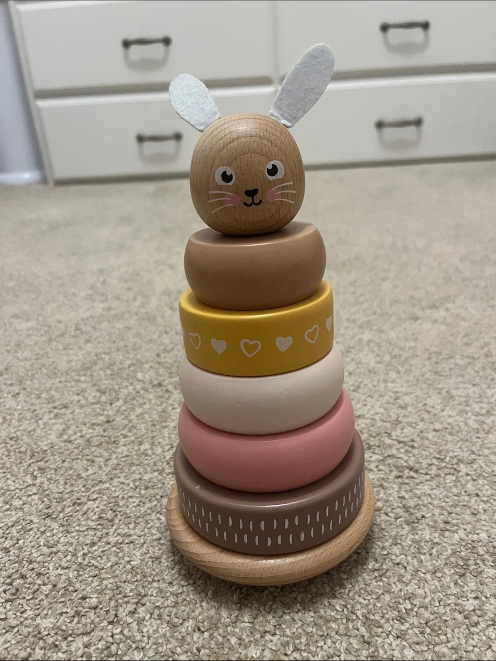 Wooden Stacking Bunny